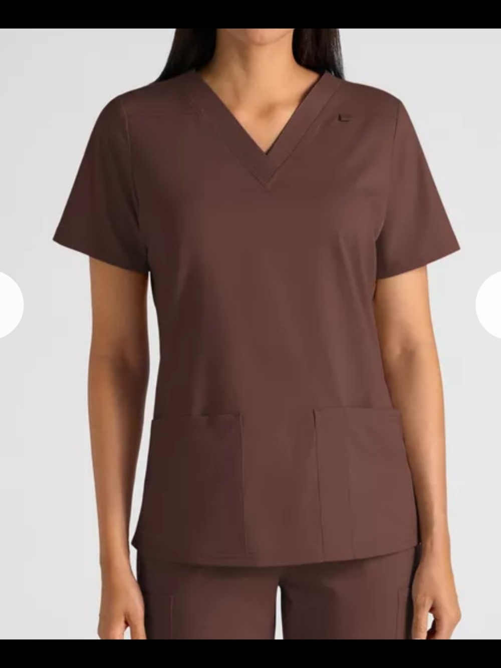 Butter-Soft STRETCH Women's 4-Pocket V-Neck Scrub Top NWT XL
